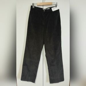 Northern Reflections Essential Micro Corduroy Straight Leg Pants 6A NWT